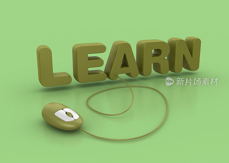 3D Word学习与电脑鼠标